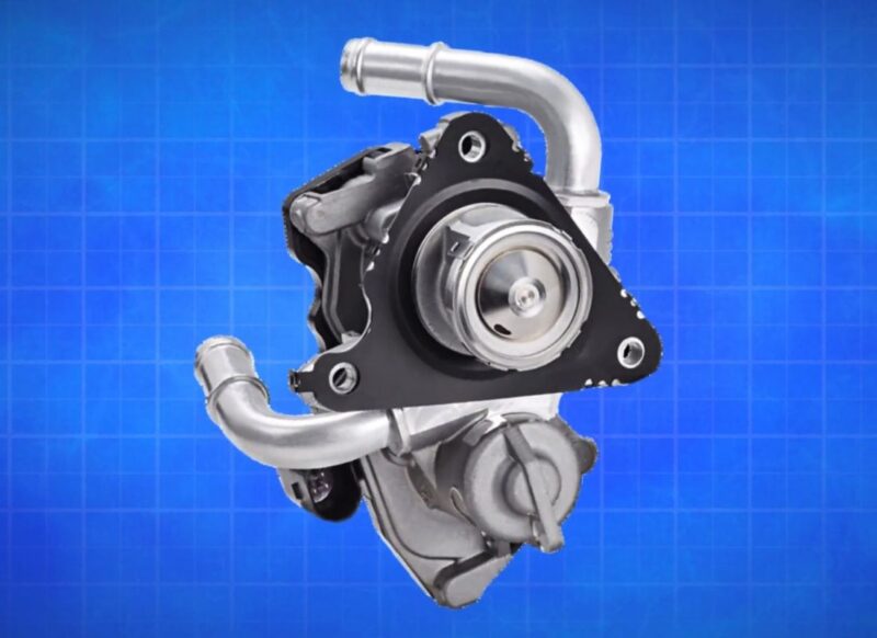 egr filter na beloj pozadini